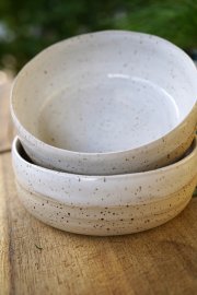 handgetöpferte Bowl Keramik Schale für Müsli, Suppe oder Salat